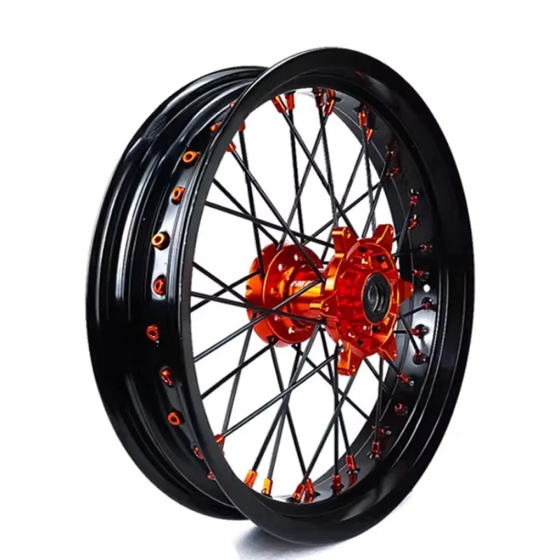 

High Performance 17 Supermoto Wheels Rims Set For KTM 125 250 450 530cc EXC SXF 2003-2023