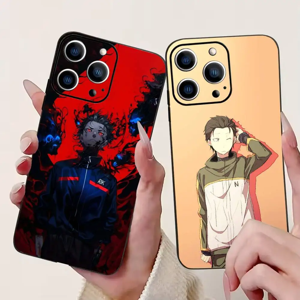 Anime Re Z-Zero Natsuki Subaru Phone Case Silicone Soft For IPhone 17 16 15 14 13 12 11 X XR Plus Pro Max Plus