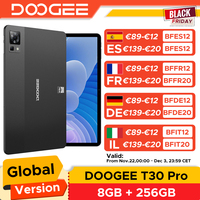 DOOGEE T30 Pro Android 13 Tablet 8GB RAM + 256GB ROM(2TB TF) Tablet 11 inch 2.5K screen Full HD 1600 x 2560 8580mAh Type-C