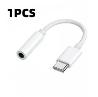 1 adaptateur audio USB-C vers 3,5 mm pour casque - Compatible HiFi avec Apple iPhone 17 16 15 Samsung Type C vers prise jack 1