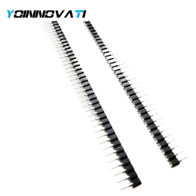 50pieces/lot 1X40PIN 2.54MM 1x40 Pin 2.54 Round Female Pin Header connector IC CHIP