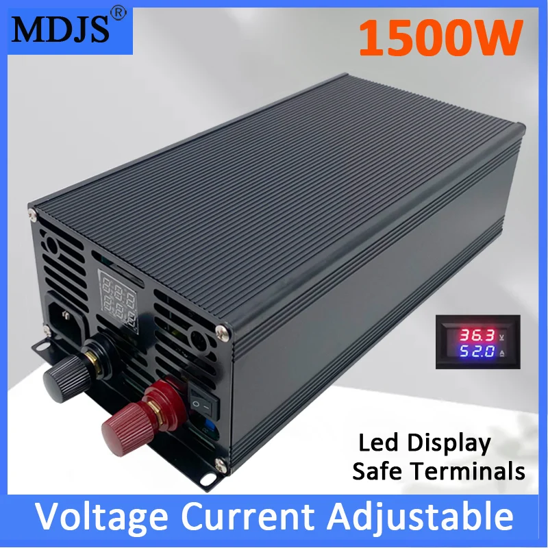 AC to DC 12V 14.6V 24V 29.2V 36V 48V100A 1500W Switching Power Supply For Lifepo4 Battery SMPS 1500W