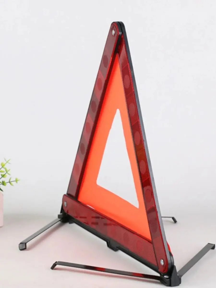 Triangle de coulée d'iode pliable pour les urgences de sécurité, véhicule de route, voiture