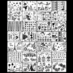 18x26cm DIY Painting Template Doodle Layering Stencils Painting Scrapbook Coloring Embossing Album Decorative Template 1Pc