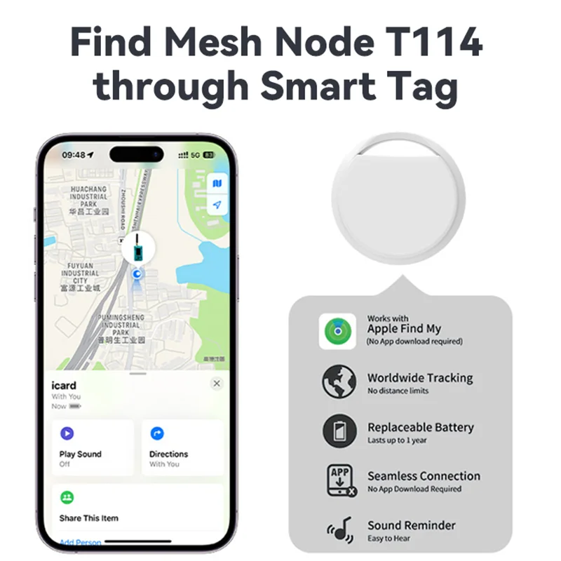 meshtastic-t114-v2-tracker-nordic-nrf52840-sx1262-lorawan-arduino-devboard-mini-gps-tracker-bluetooth-50-anti-lost-alarm-tag