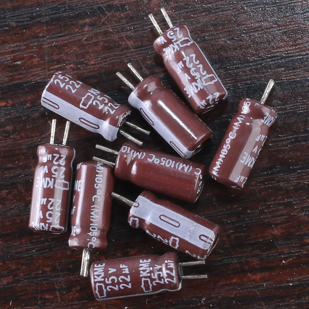 

60pcs NCC Nippon Chemi-Con KME 22mfd 25V 22UF electrolytic Capacitor 5*11mm 105℃