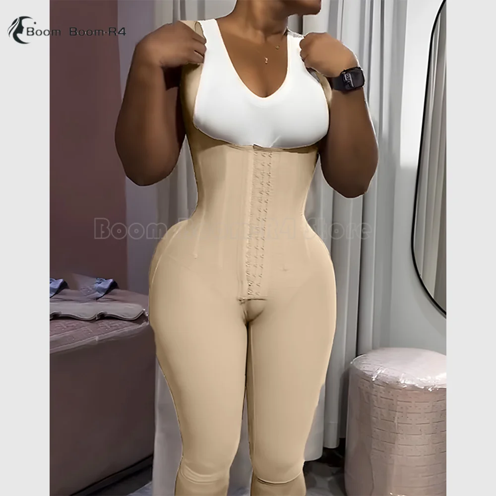 

High Compression Body Shapewear for Women Fajas Colombianas Postpartum Girdle BBL Postoperative Bodysuit Plus Size Stage 2