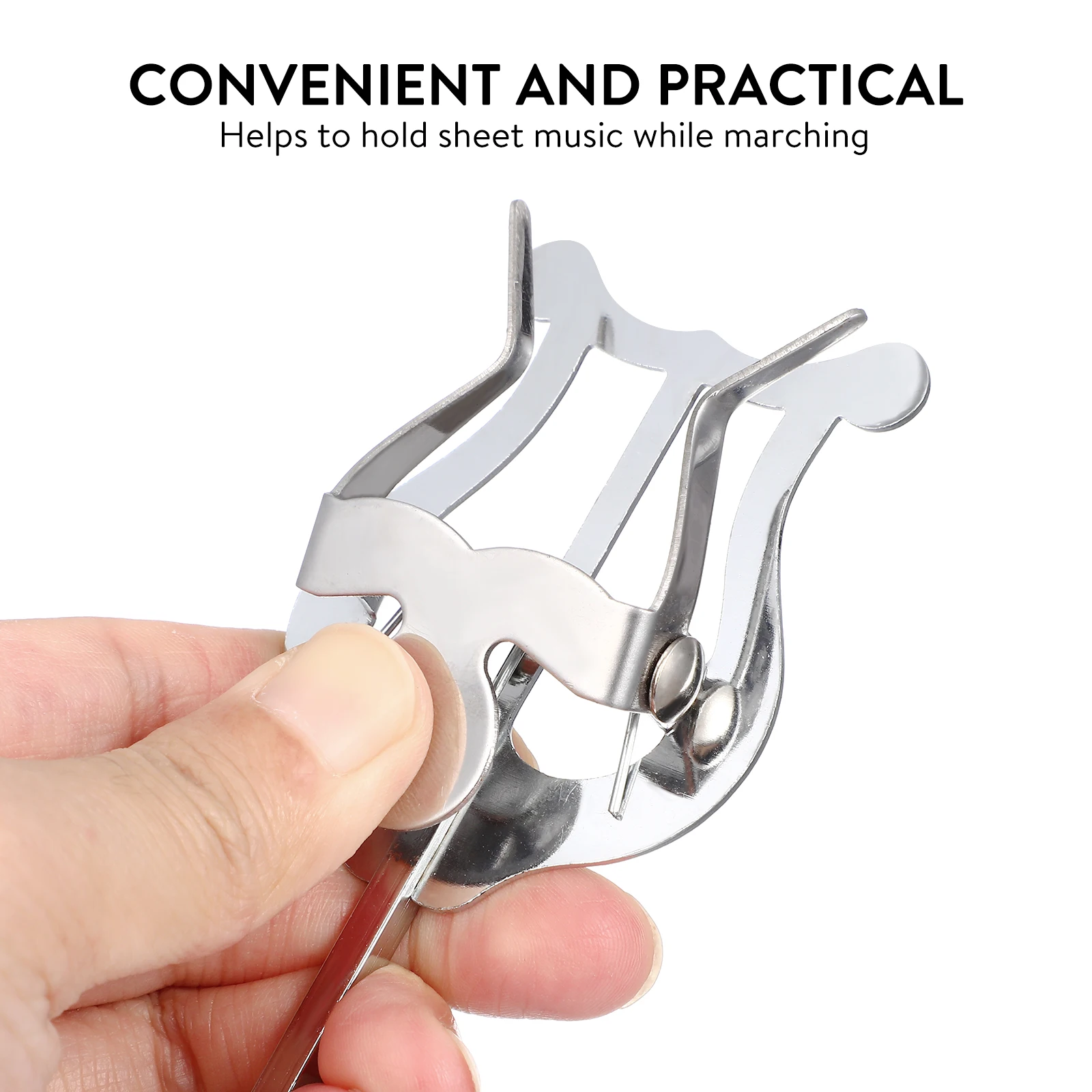 

Clarinet Marching Sheet Music Child Trumpet Clamp-on Trumpeter Holders