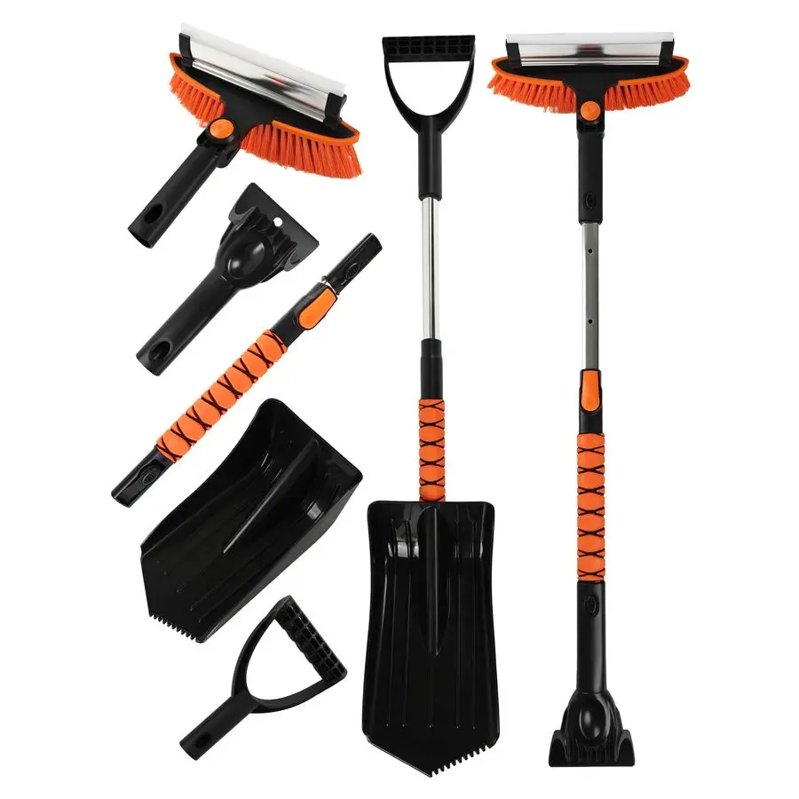 

Extendable Ice Scrapers for Car Windshield 2in1 Snow Brush for Car Snow Scraper for Car Snow Scraper and Drush with Ergonomic Fo