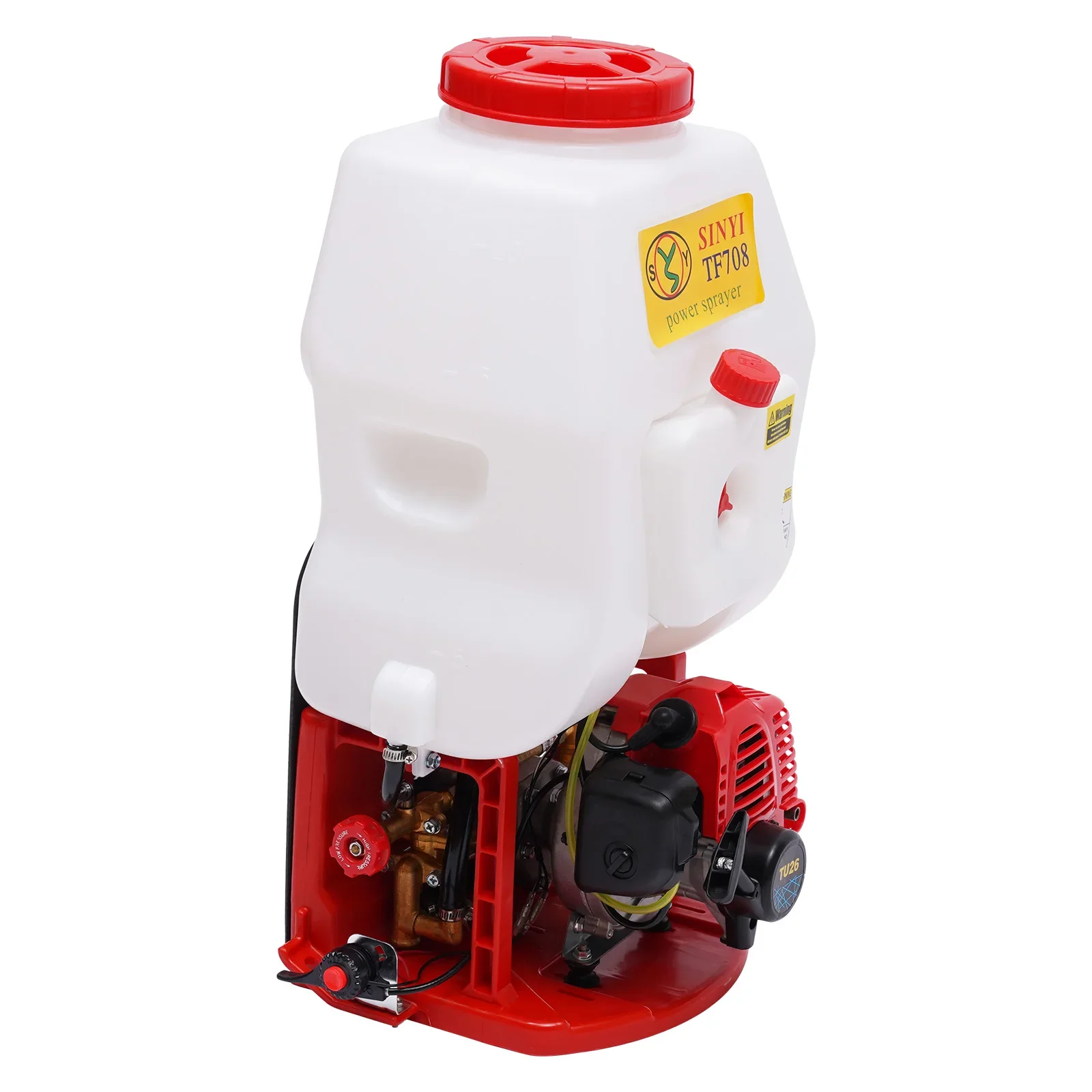 20-Liter-Drucksprüher, Benzinsprühgerät, 2-Takt-Motor, verstellbares hinteres Sprühgerät, universelle CDI-Zündung für Parks, Terrassen usw – Detail 7