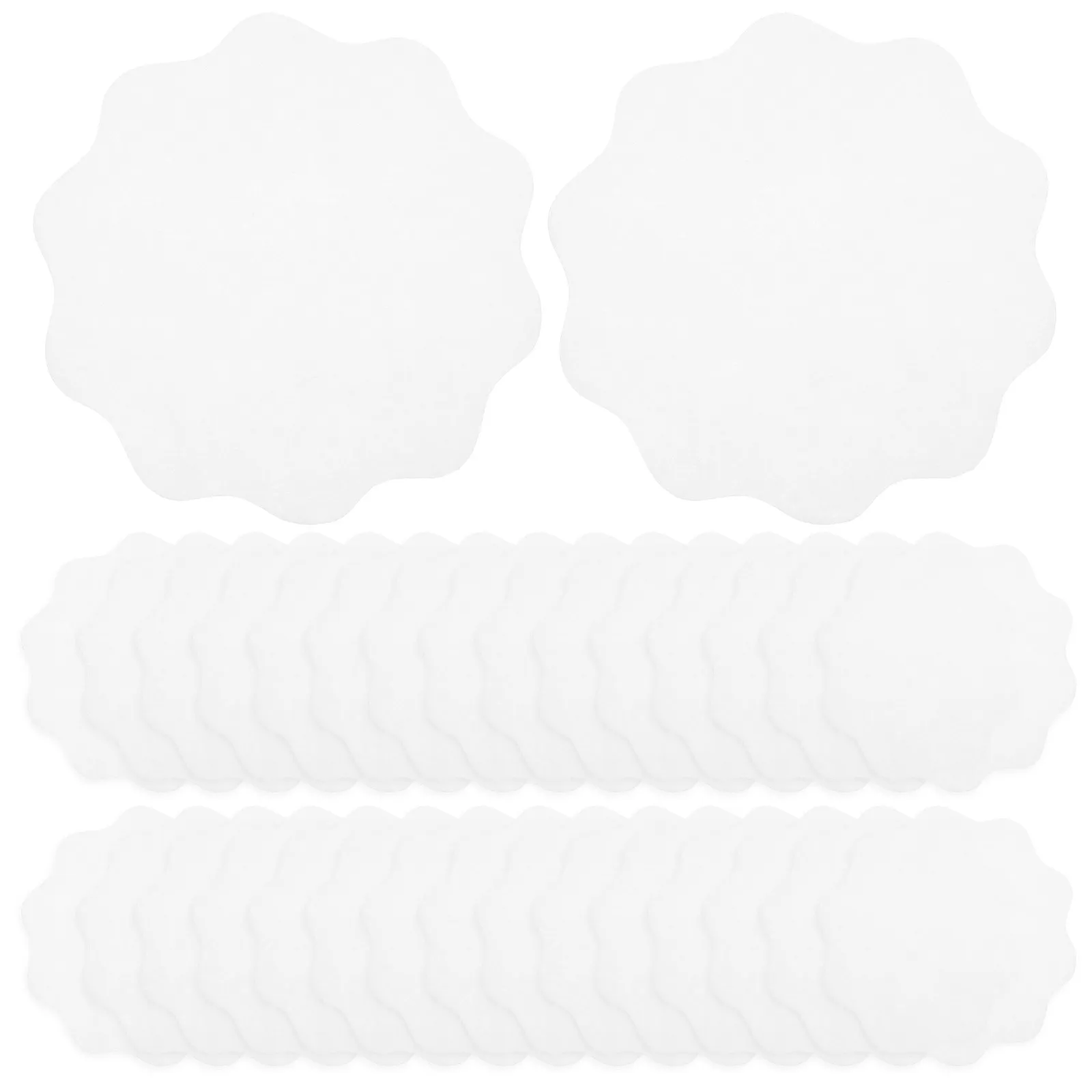 500Pcs Hygienic Aesthetic Paper Cup Liners Oil Resistant Splashproof for Milk Tea Coffee Bubble Tea Hot Cold Drinks Cafe Home