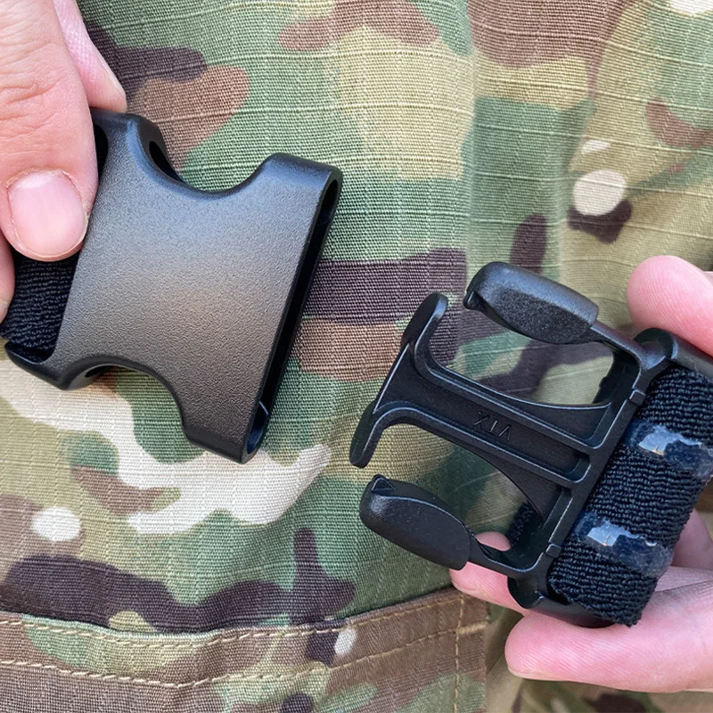 Taktis Drop kaki sarung pistol pengganti tali Non-slip Neoprene nilon Glock untuk sabuk berburu aksesoris gigi