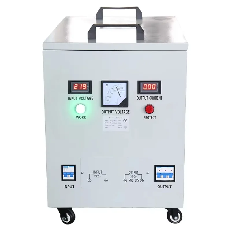 Three Phase Step Up Transformer 5.5KVA-15KVA Customized 220V To 380V Toroidal Coil Energy Saving Industrial Power Equipment