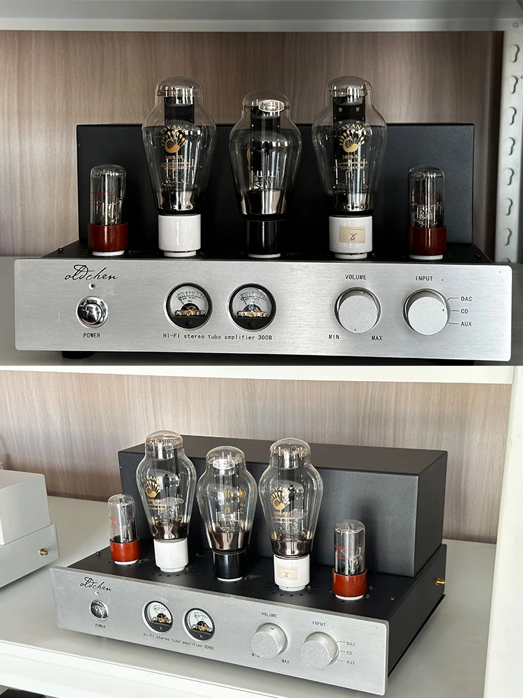 Oldchen 300B Tube Amplifier Single-ended Home Theater Pure Class A HIFI Tube Sound Amplifier with 274B and CV181-SE