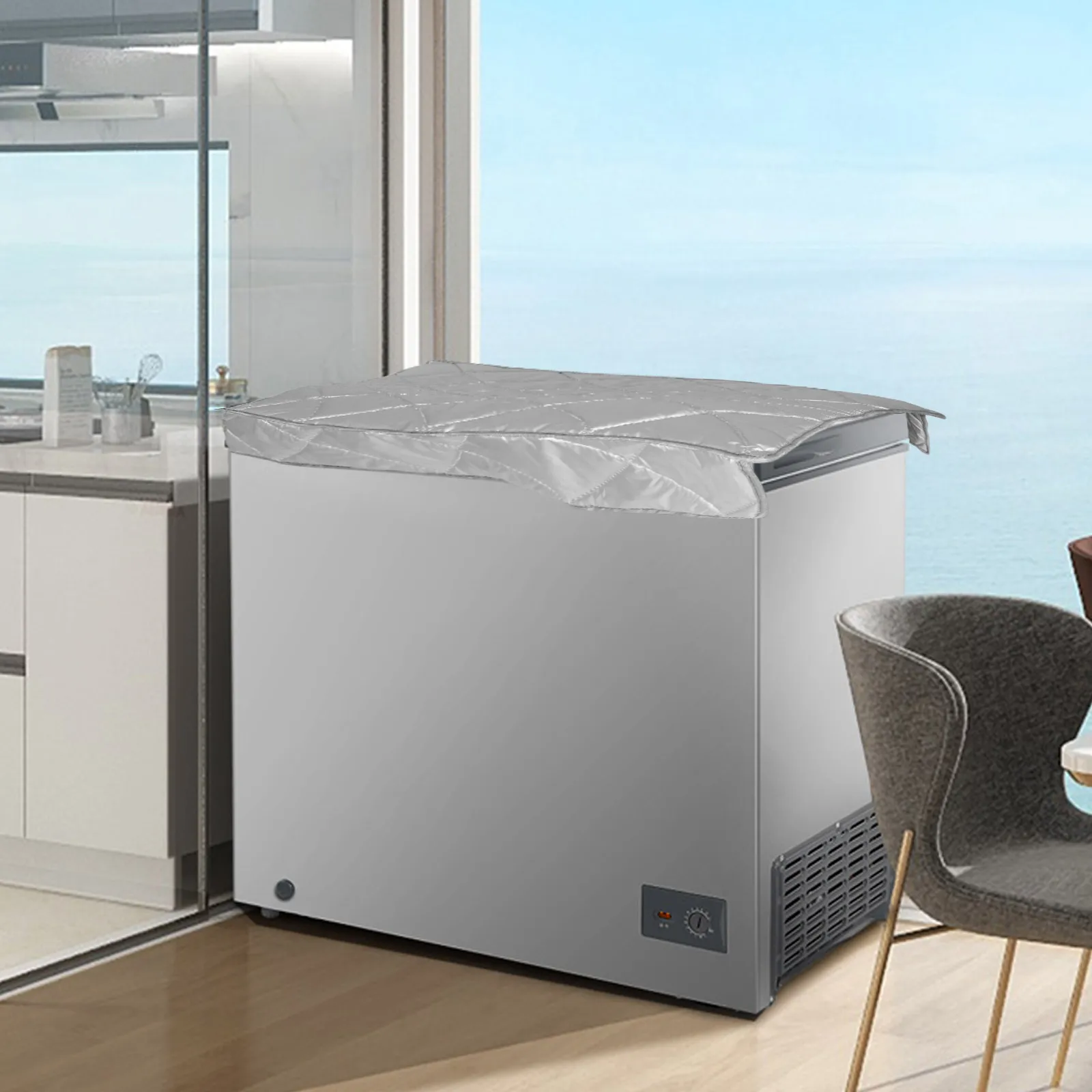 

Freezer Insulation Cover Waterproof Refrigerator Dust Cover Breathable Clothes Covers Kitchen Appliance Protector Storage
