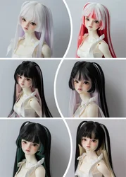BJD/SD/DD Doll Wig Toy 1/3 1/4 High Temperature Silk Red Black Long Straight Colorful In Stock Preorder bjd Wig Doll Accessories