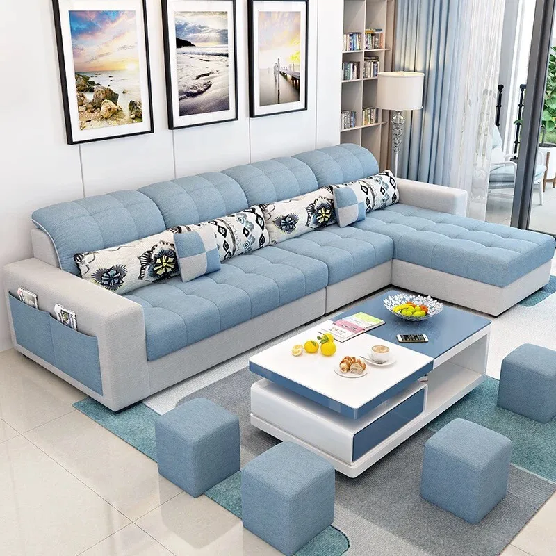 

Minimalist Living Room Sofas European Armchair Wooden Modern Big Sofas Lounges Nordic Italian Divano Soggiorno Home Furniture