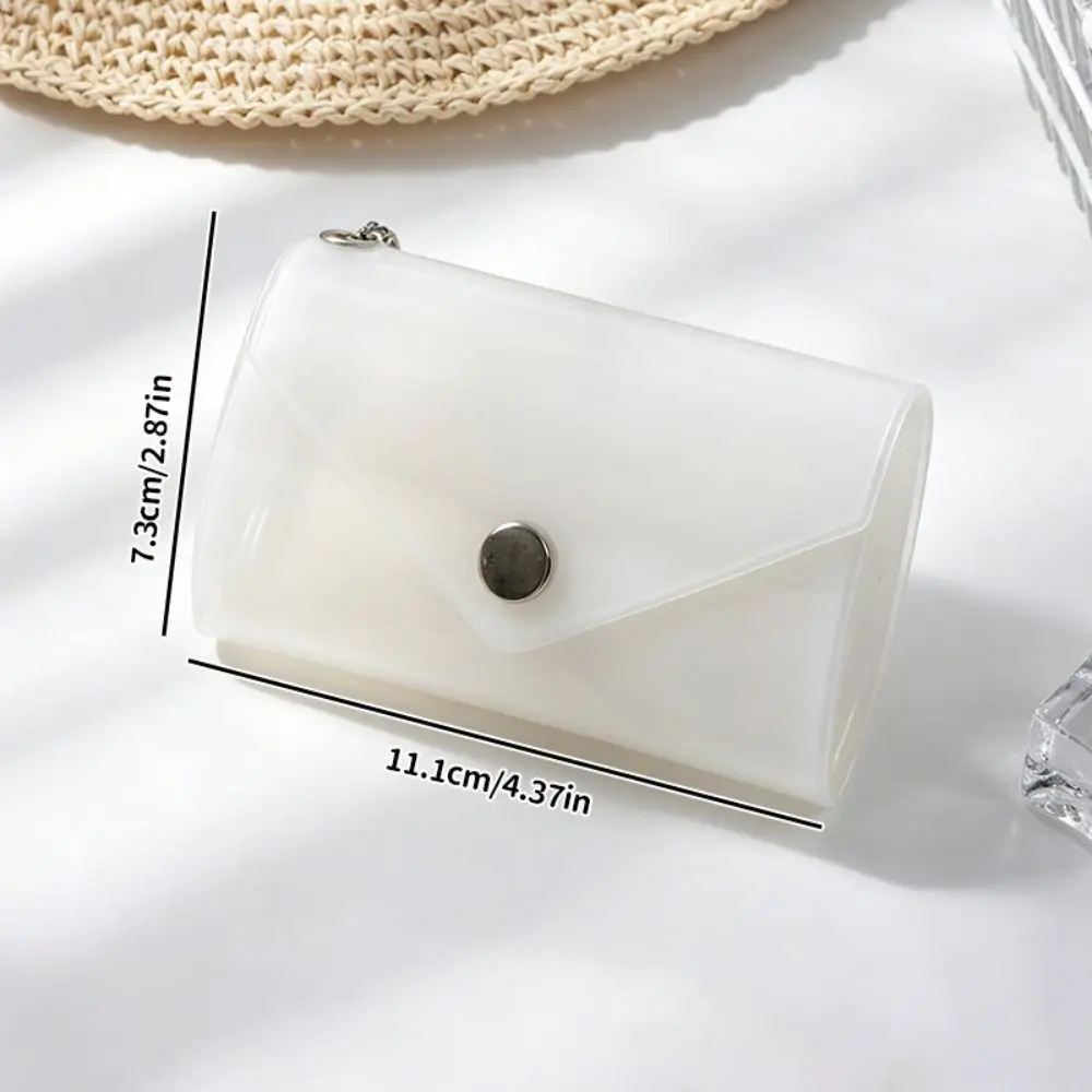 Stylish Starlight Glitter Finish Card Holder Multi-Purpose PVC Coin Purse Transparent Card Case Travel