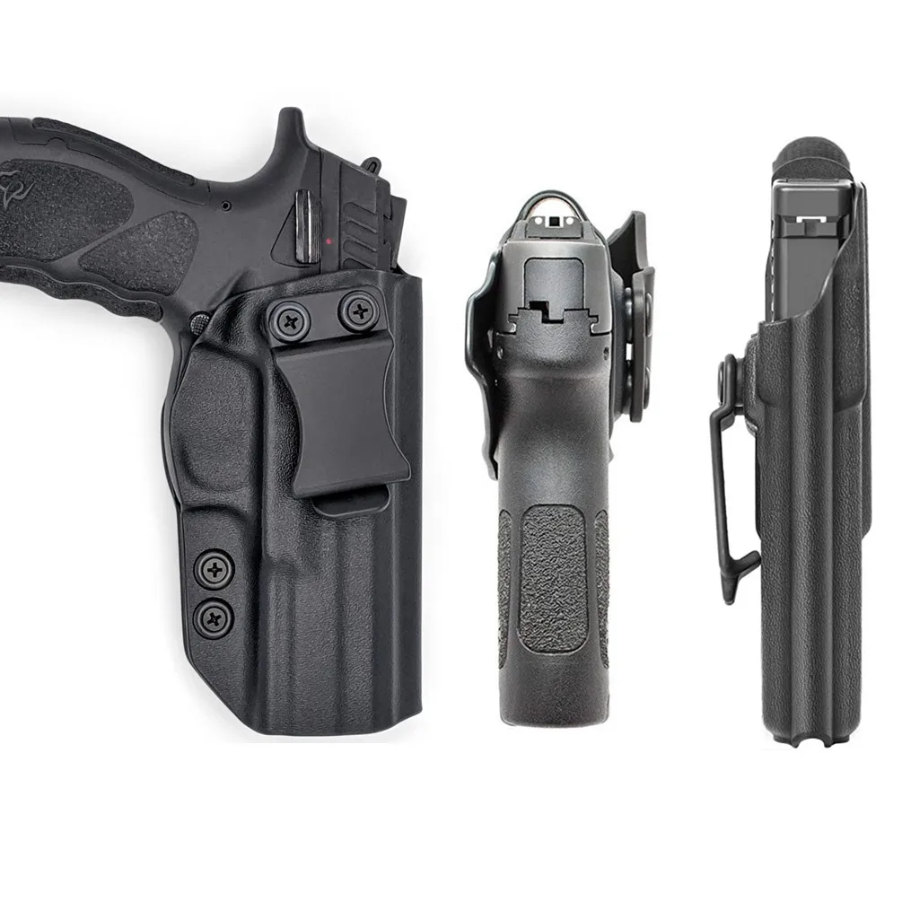 Kydex interno girovita IWB fondina per Walther PDP Compact 4 "9mm .40 tattico cintura pantalone nascosto porta occultamento pistola caso