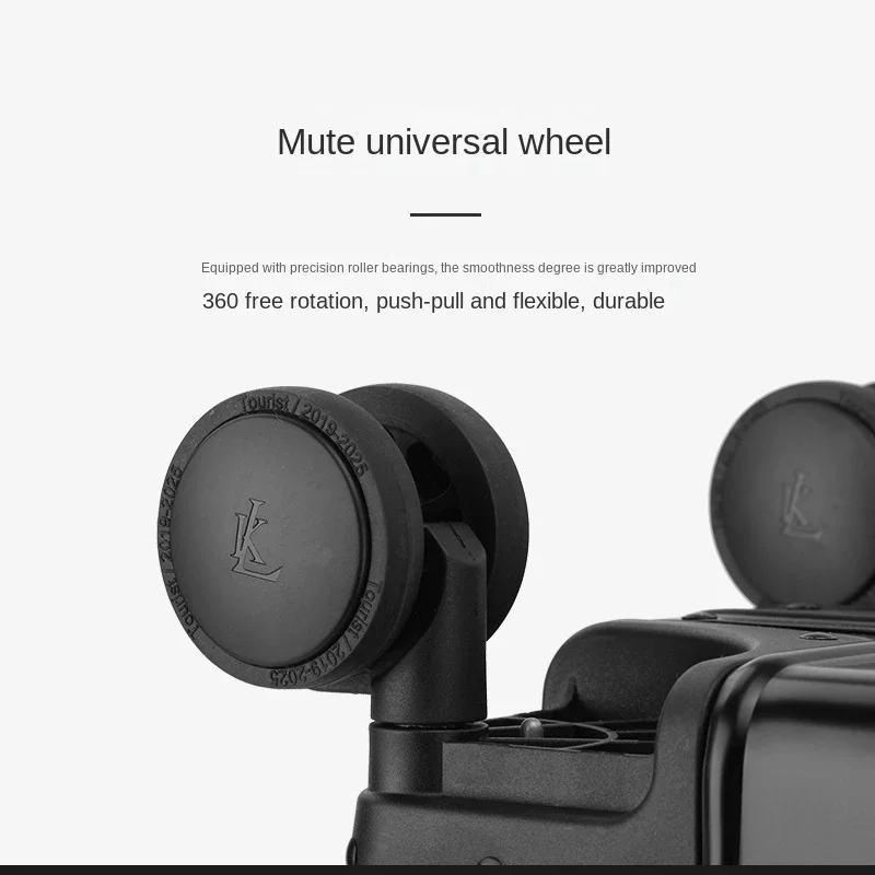 Koper Aluminium Kapasitas Besar 20 24 26 28 Inci, Koper Troli Perjalanan dengan Roda Alloy