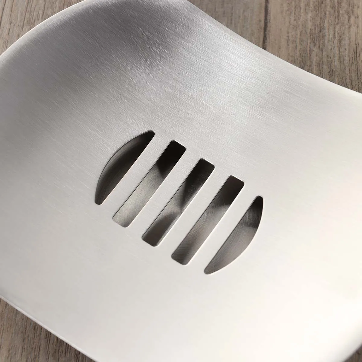 

Stainless Steel Soap Dish Layer Drainer Draining Decorative Multi-layer Suction Cup Holder Double