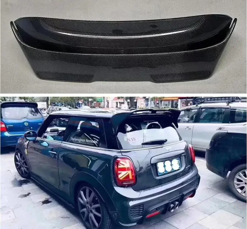 REAL CARBON FIBER REAR WING TRUNK LIP TAIL SPOILER FOR MINI F56 Cooper/S/JCW AG GT STYLE