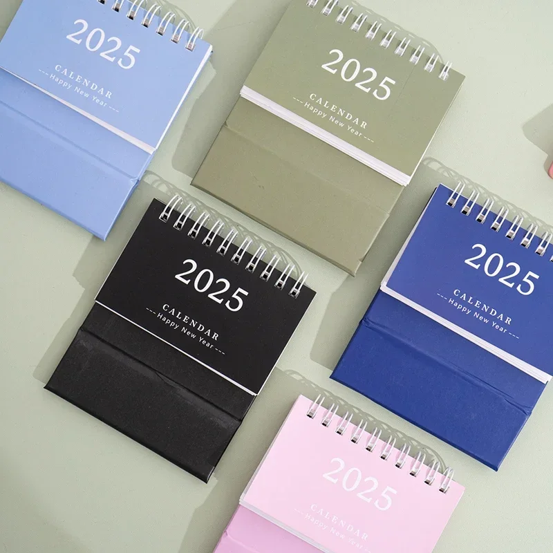 

New 2025 Desk Calendar Kawaii To Do List Annual Monthly Daily Planner Calendar Books Time Manegement Schedule Organizers Office