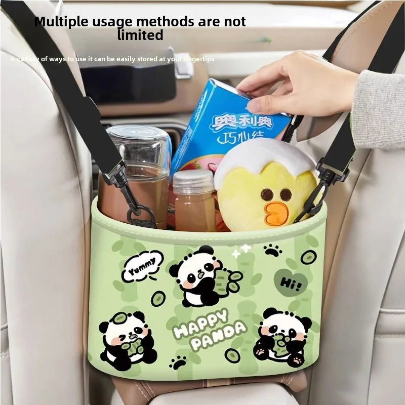 

Car storage bag cute cartoon seat back hanging water cup umbrella tissue box trash can hanging storage bag