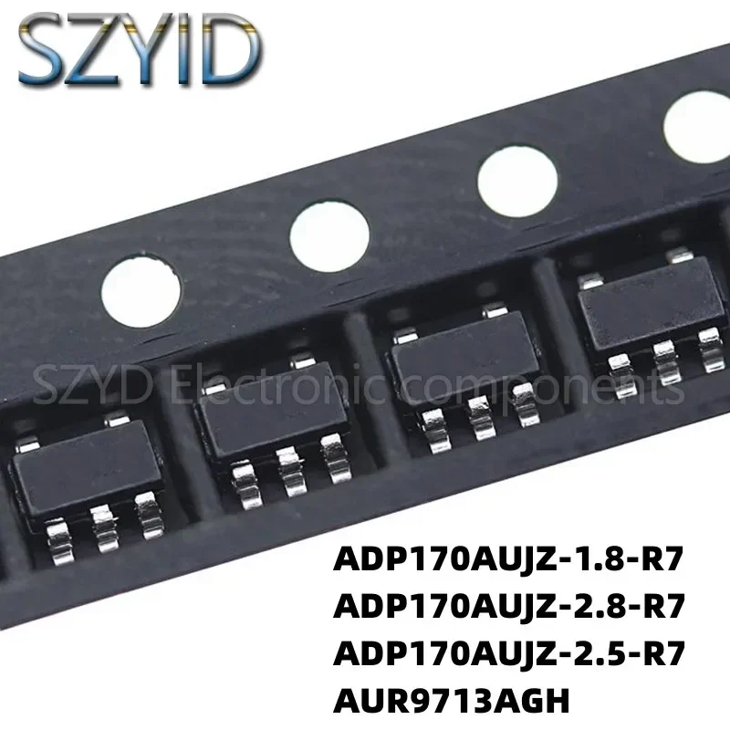 100개 SOT23-5 ADP170AUJZ-1.8-R7 ADP170AUJZ-2.8-R7 ADP170AUJZ-2.5-R7 AUR9713AGH