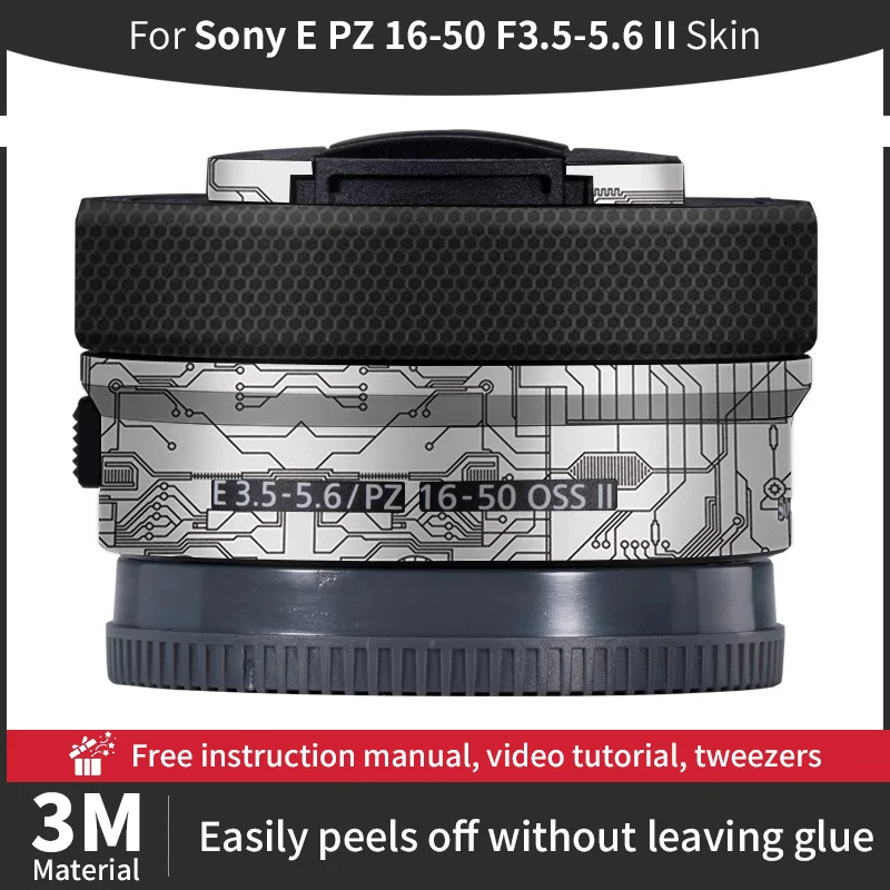 

For Sony 16 50mm ii Skin Sony E PZ 16-50mm F3.5-5.6 II Camera Lens Skin Anti-scratch Camera Lens Sticker protective film