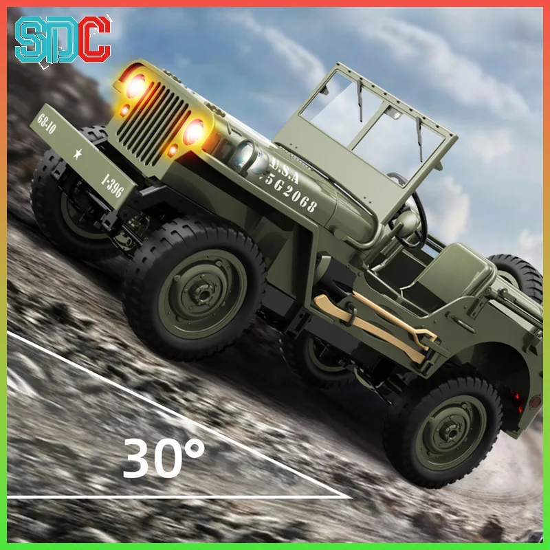 

JJRC 1:10 Scale Full Proportion 4WD 2.4G Remote Control Car Simulation Military Off-Road Truck Climbing RC Toy C8815