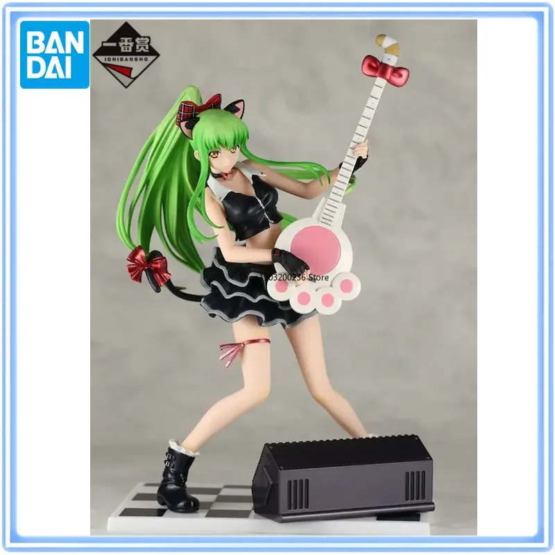 

Bandai Original Ichiban Kuji Code Geass Lelouch of The Rebellion C.C. Band Guitar Code BLACK Ver.Action Figure Model Collectible