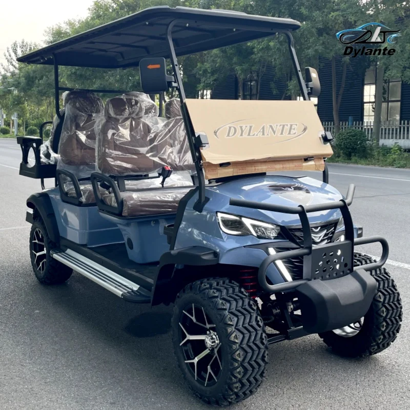 Brand New Solar Panel 4kw 5kw 7.5kw 48V 60V Price Electric Off Road Vehicle Lithium Battery Golf Cart For Shooting Hunting Field