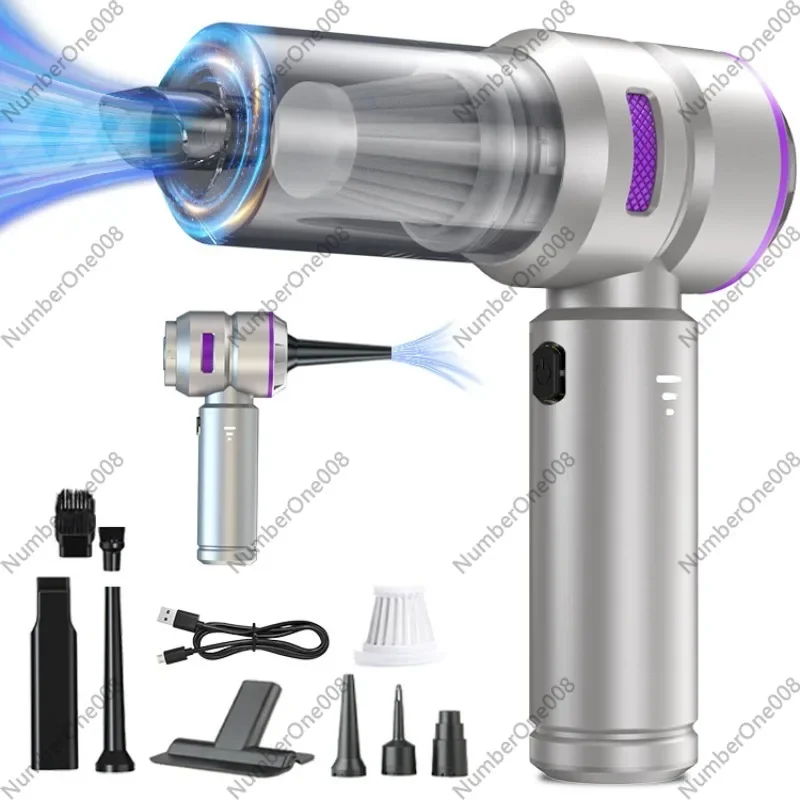 Cordless Brushless Car Vacuum Cleaner, Handheld High Power Blow Suction 2-in-1, High Suction Mini Car Dust Blower