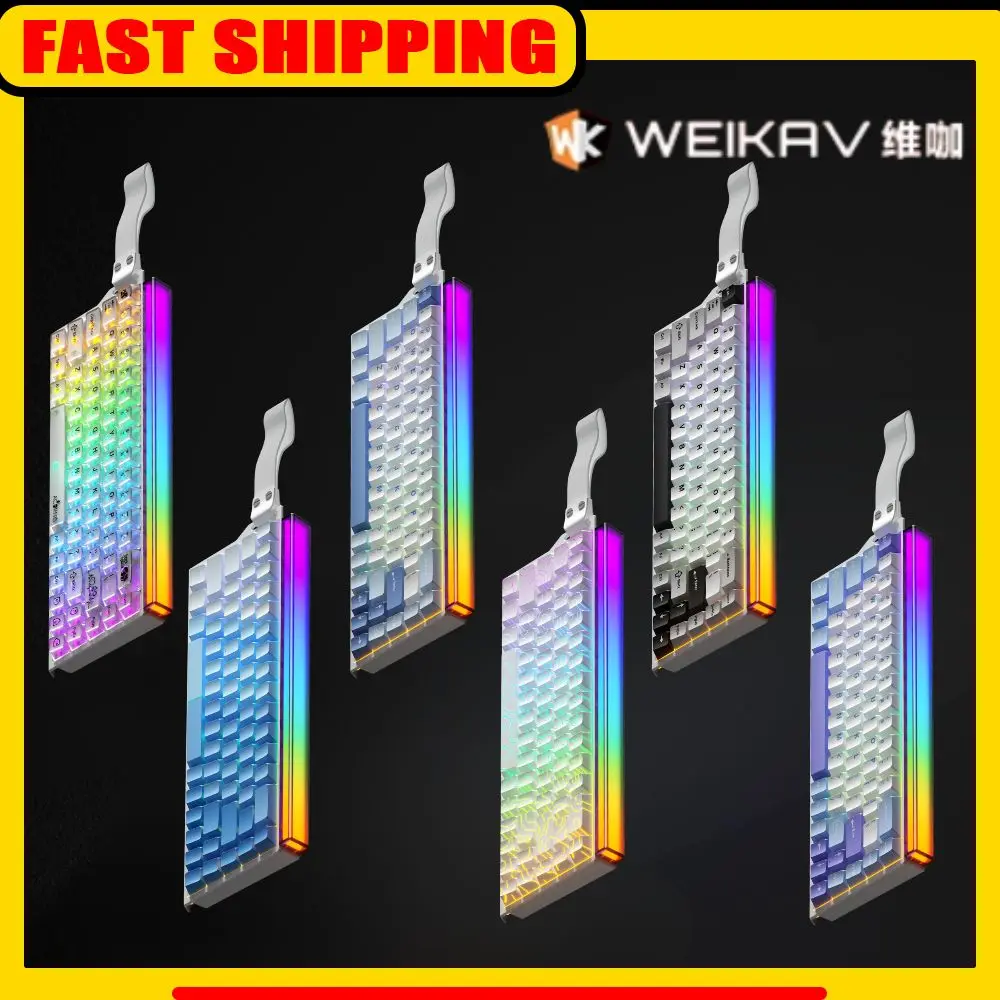 

Weikav Air68 Magnetic Keyboard Hot Swap Gasket 65 Percent 0.01RT Wired 8K Mechanical Gamed E-sports 0.125ms Low Delay Keyboard