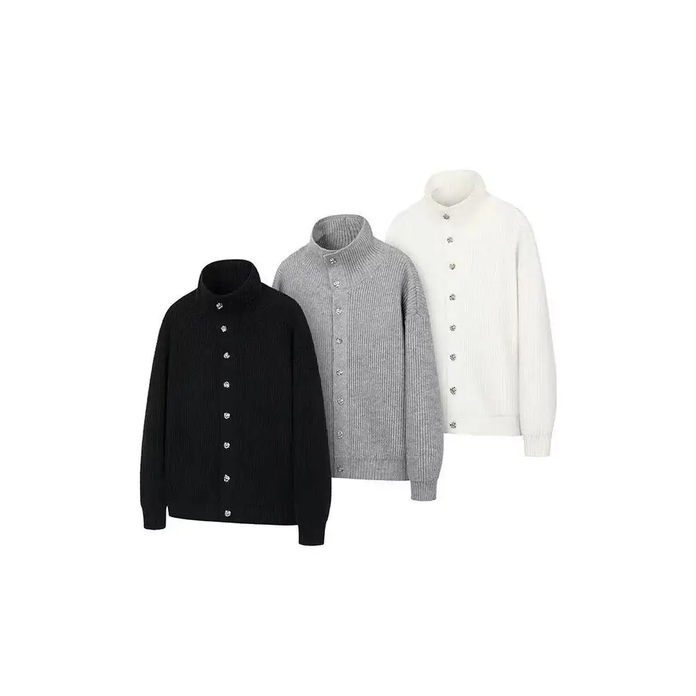 

Осень-зима, вязаный свитер с v-образным вырезом, кардиган, мужской цветной повседневный свободный крой, длинное пальто из полиэфирного волокна све