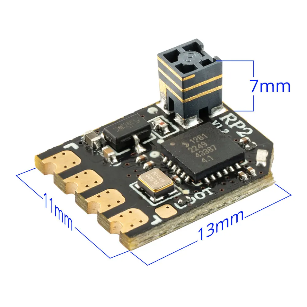 RadioMaster RP2 V2 2.4ghz ExpressLRS ELRS Nano Receiver Built-in a TCXO