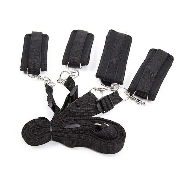 

Couples Handcuffs Bdsm Bondage Set Under Bed BDSM Sex Toys For Woman Bondage Restraint Strap System Adults Wrists & Ankle Cuffs