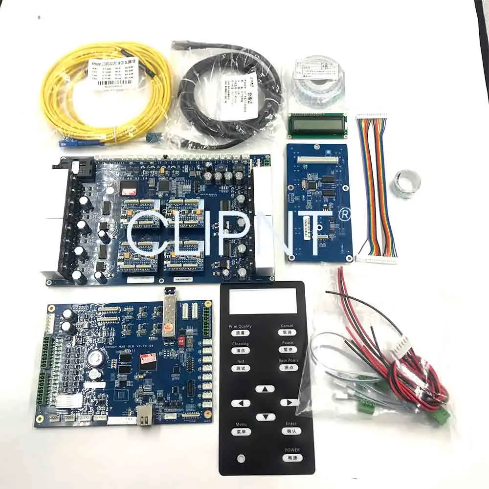 CLIPNT Hoson I3200 UV Flatbed Printer 4 Hhead Board Kit for 4720/i3200 Printhead Main and Carriage Board Support the Z Axis