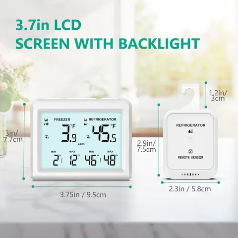 6 best sales kylskåpstermometer - №2