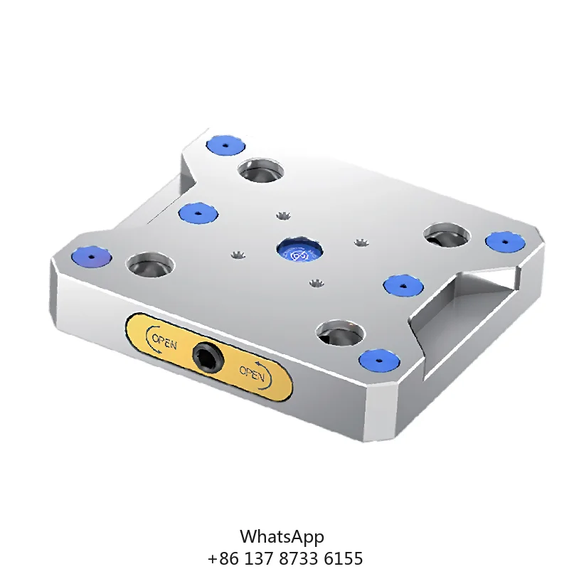 Quick-Change TS96-175 CNC Base Plate For 5 Axis Vices, Clamping Fixture Solutions