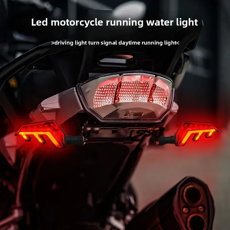 Angel Wings 12V LED إشارة الانعطاف - ضوء فرامل الدراجة النارية