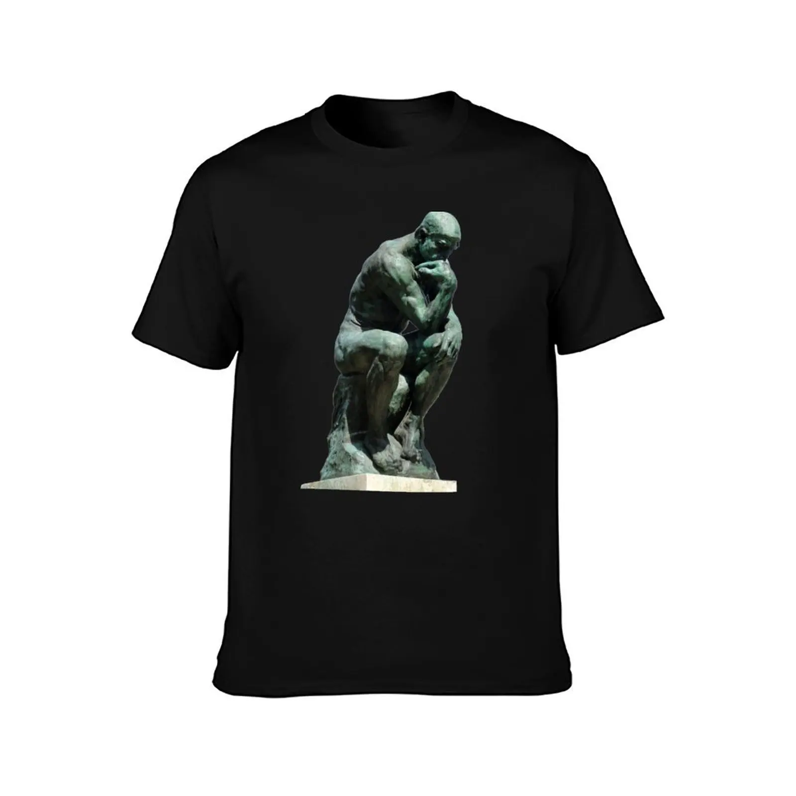 Auguste Rodin - The Thinker, Thinking Man Statue T-Shirt t shirt man luxury T-Shirt