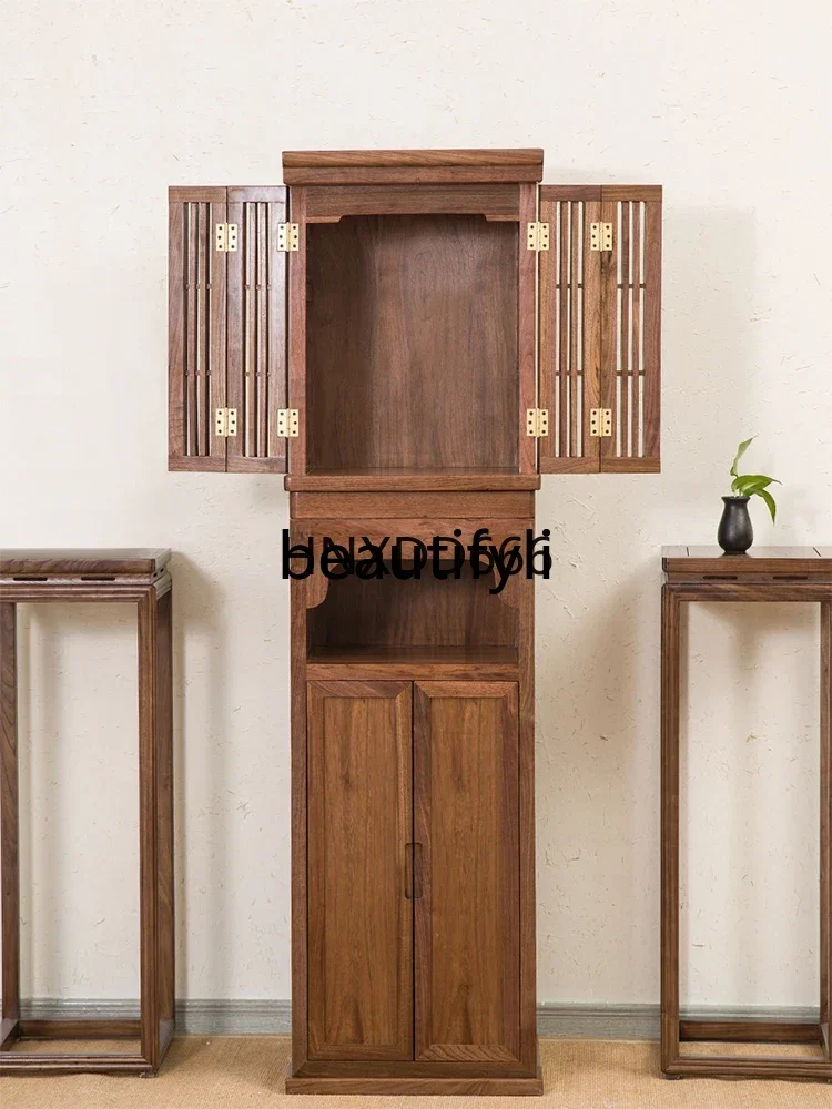 

Новый китайский вертикальный шкаф, буддийский шкаф с дверцей, стол для благовоний, платформа для поклонения Бодхисаттвы Гуань Гун