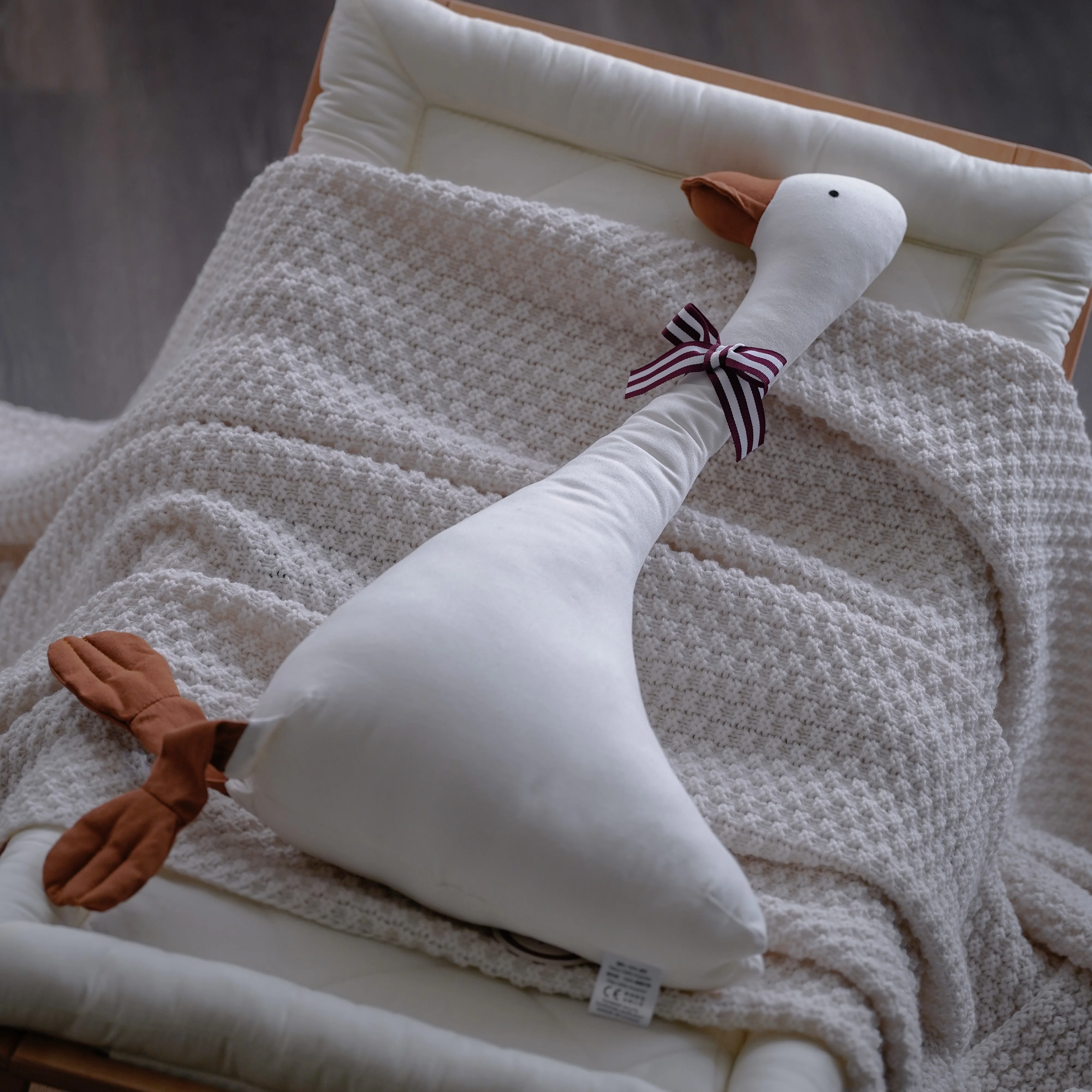 Big White Goose Doll Toy Baby Soothing Doll Duck Birthday Gift Baby Child Sleeping Pillow