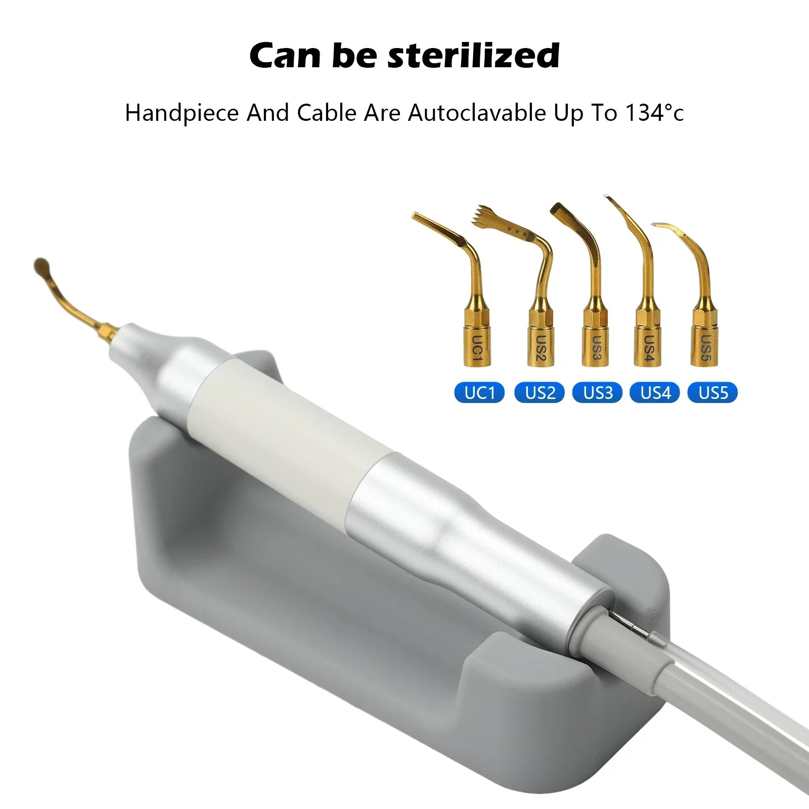 Dental Piezo Bone Surgery Motor Machine Ultrasonic Bone Scalpel Oral Surgical With 5pcs Tips