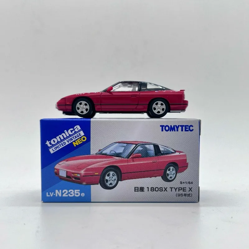 TAKARA TOMY TOMYTEC TLV-N235e NISSAN 180SX TPYE-X Legierung Kraftfahrzeug Spielzeug Druckguss Metall Modell Sammlung Jungen Geschenke