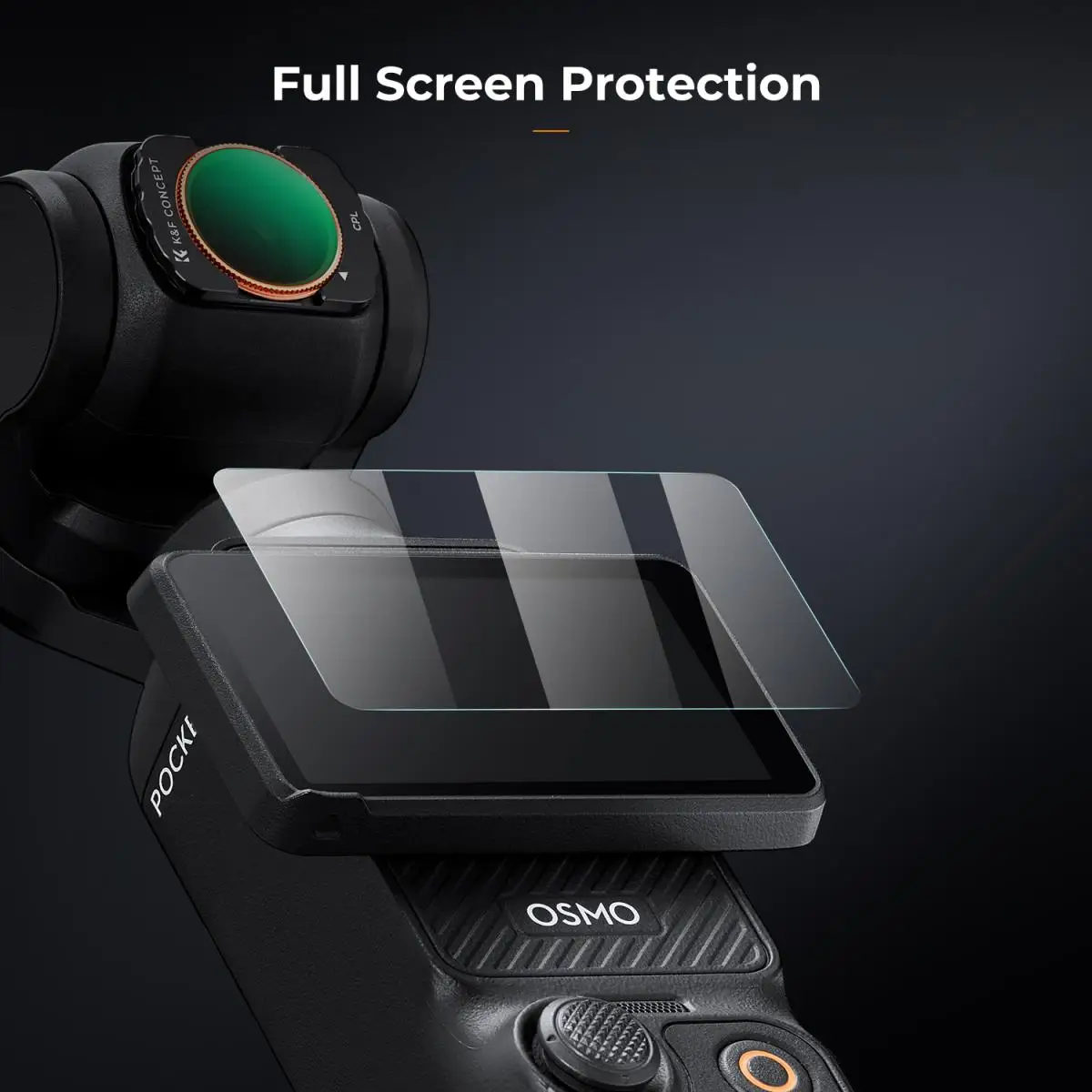 Filtr CPL K&F Concept do DJI OSMO Pocket 4 OSMO Pocket 3, filtr polaryzacyjny do kamery sportowej, filtr z powłoką wielowarstwową — zdjęcie produktu 6