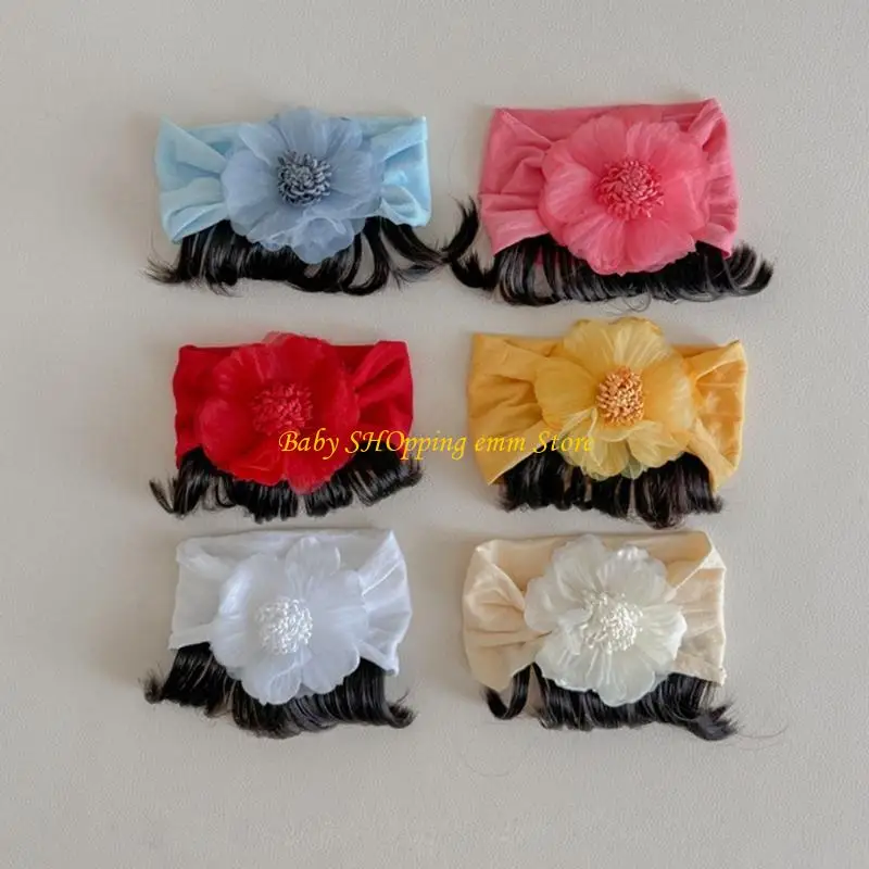 

23GD Infant Cosplay Hairpiece Bowknot Festive Headwear Cosplay Headband for Girls
