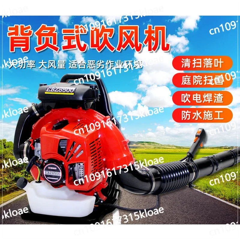 XL EB650 gasoline hair dryer, wind extinguisher, back portable, greenhouse snow blowing, road cleaning